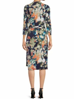 Women Renee C. Abstarct Wrap Dress