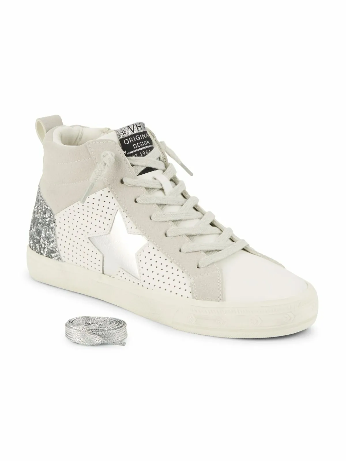 Vintage Havana Adele Glitter Star High Top Sneakers
