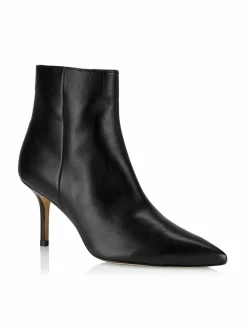 L'AGENCE Aimee Leather Stiletto Ankle Boots
