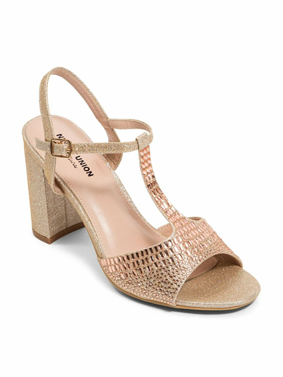 Chic by Lady Couture Alexa 2 Embellished T-Strap Sandals