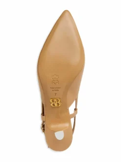 Beautiisoles by Robyn Shreiber Amber Point Toe Leather Pumps