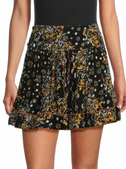 Women Poupette St Barth Amora Floral Mini Skirt