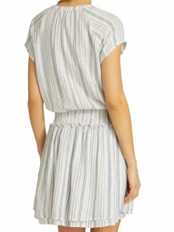 Women Rails Angelina Smocked-Waist Minidress