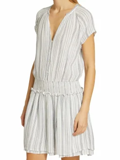 Women Rails Angelina Smocked-Waist Minidress