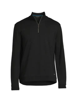 Ted Baker London Coats & Jackets|Antram Mockneck Quarter Zip Track Jacket