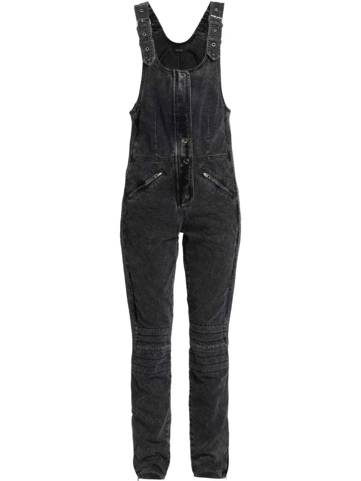Women Isabel Marant Apolino Faded Denim Jumpsuit
