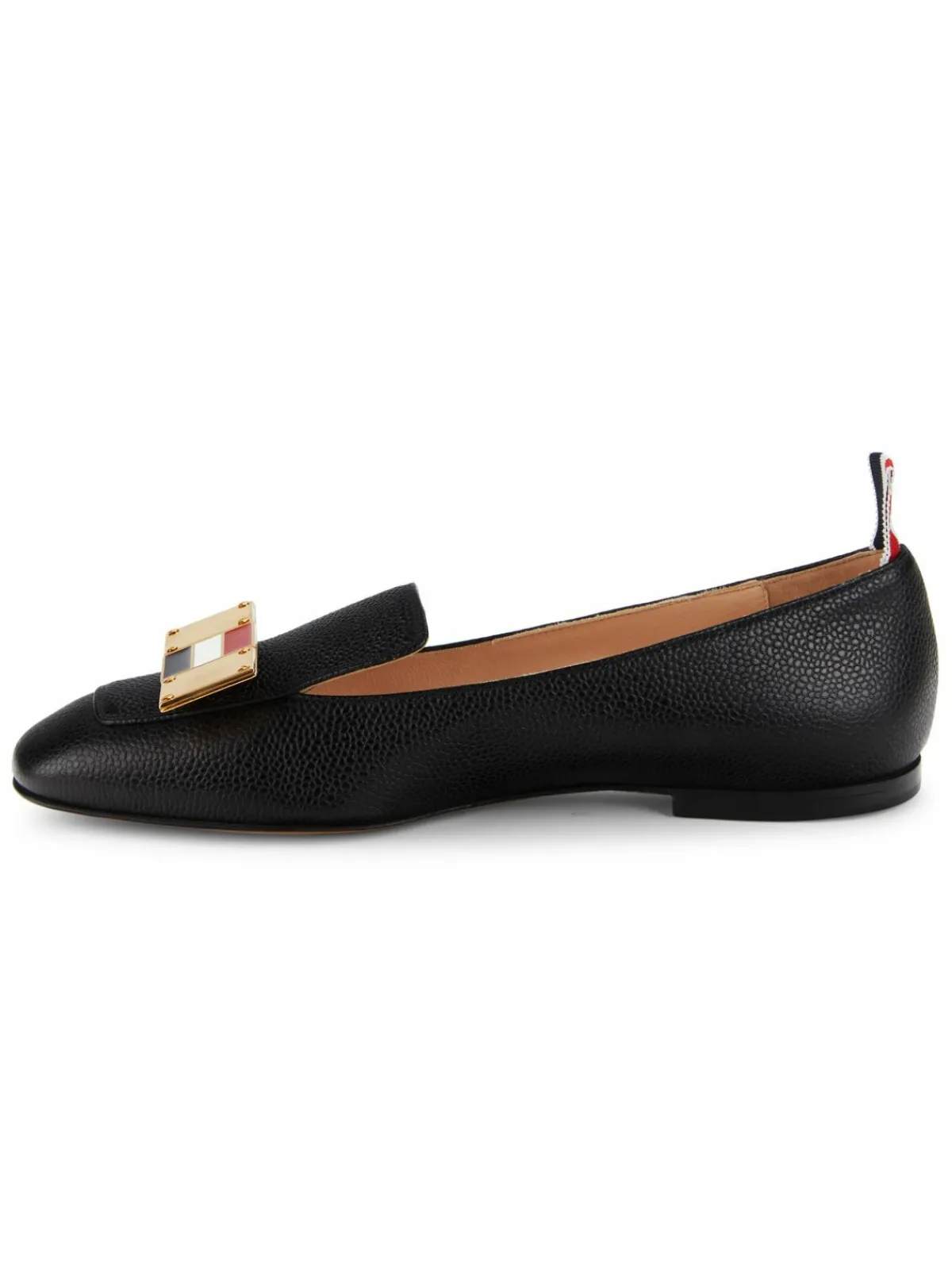 Thom Browne Apron Toe Leather Ballerina Flats