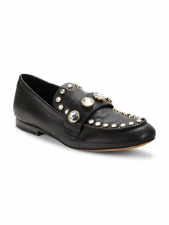 Karl Lagerfeld Paris Avah Studded Crystal Loafers