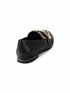 Karl Lagerfeld Paris Avah Studded Crystal Loafers