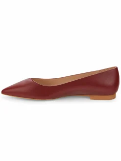 Stuart Weitzman Avenue Leather Ballet Flats