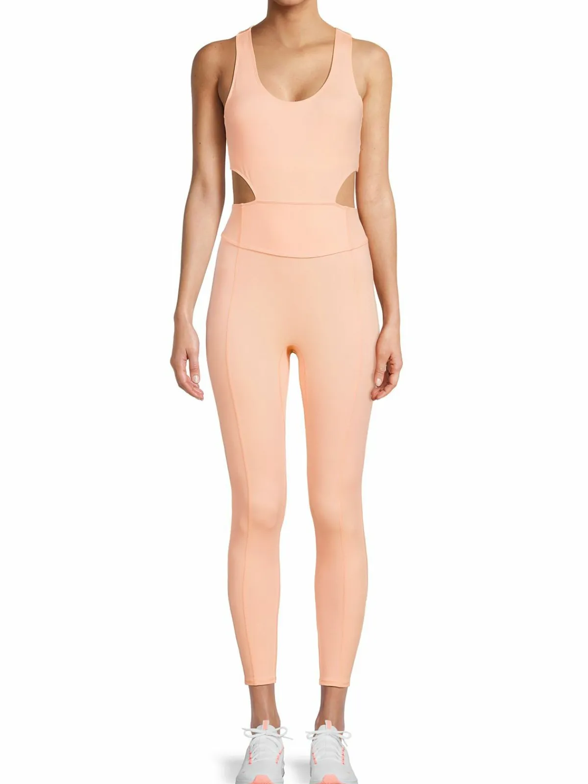 Women Free People Back It Up Cutout Crisscross Back Jumpsuit