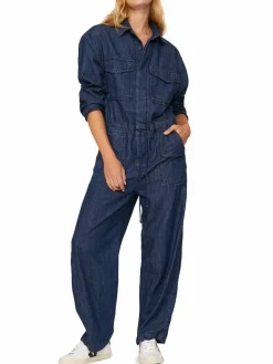 Women Levi's Baggy Surplus Denim Jumpsuit