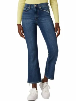 Women Hudson Barbara Cropped Boot Cut Jeans