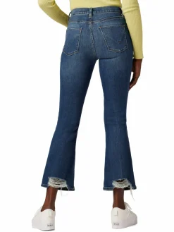 Women Hudson Barbara Cropped Boot Cut Jeans