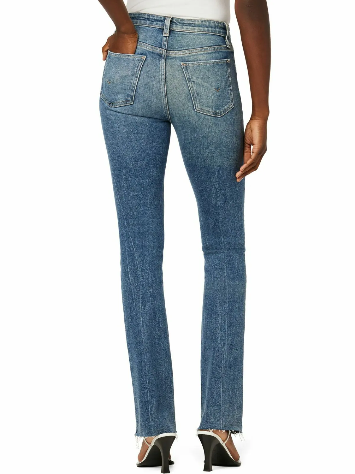Women Hudson Barbara High Rise Babyboot Jeans
