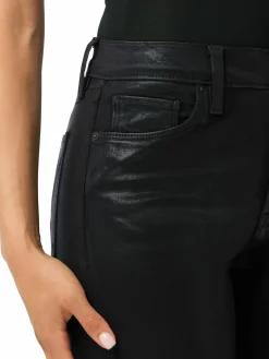 Women Hudson Barbara High Rise Coated Boot Cut Jeans