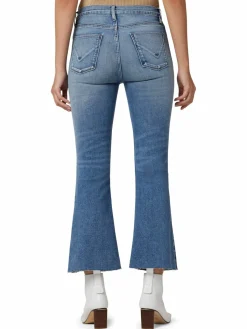 Women Hudson Barbara High Rise Crop Bootcut Jeans