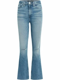 Women Hudson Barbara High Rise Crop Bootcut Jeans