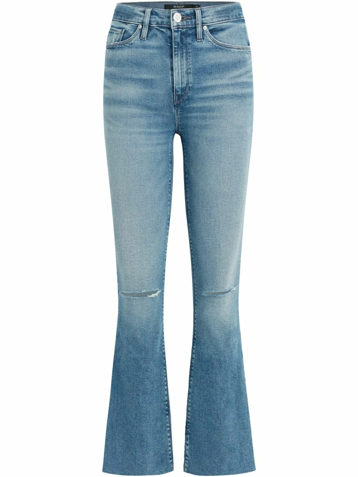 Women Hudson Barbara High Rise Crop Bootcut Jeans