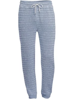 Faherty Pants|Beach Patterned Terry Joggers White Water