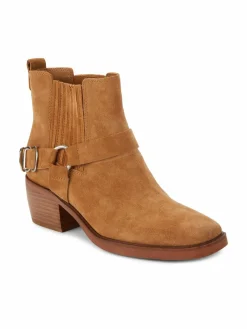 Sam Edelman Bellamie Suede Riding Heel Biker Boots