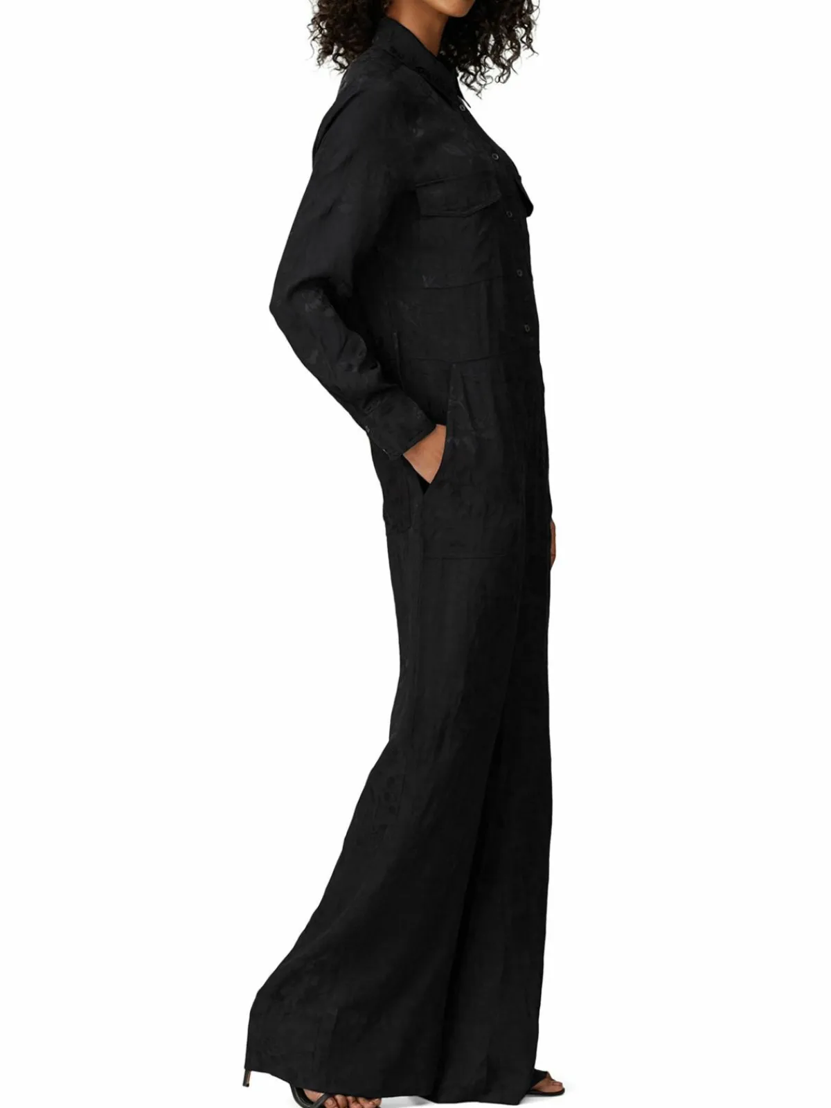 Women Staud Belle Floral Crepe Jumpsuit