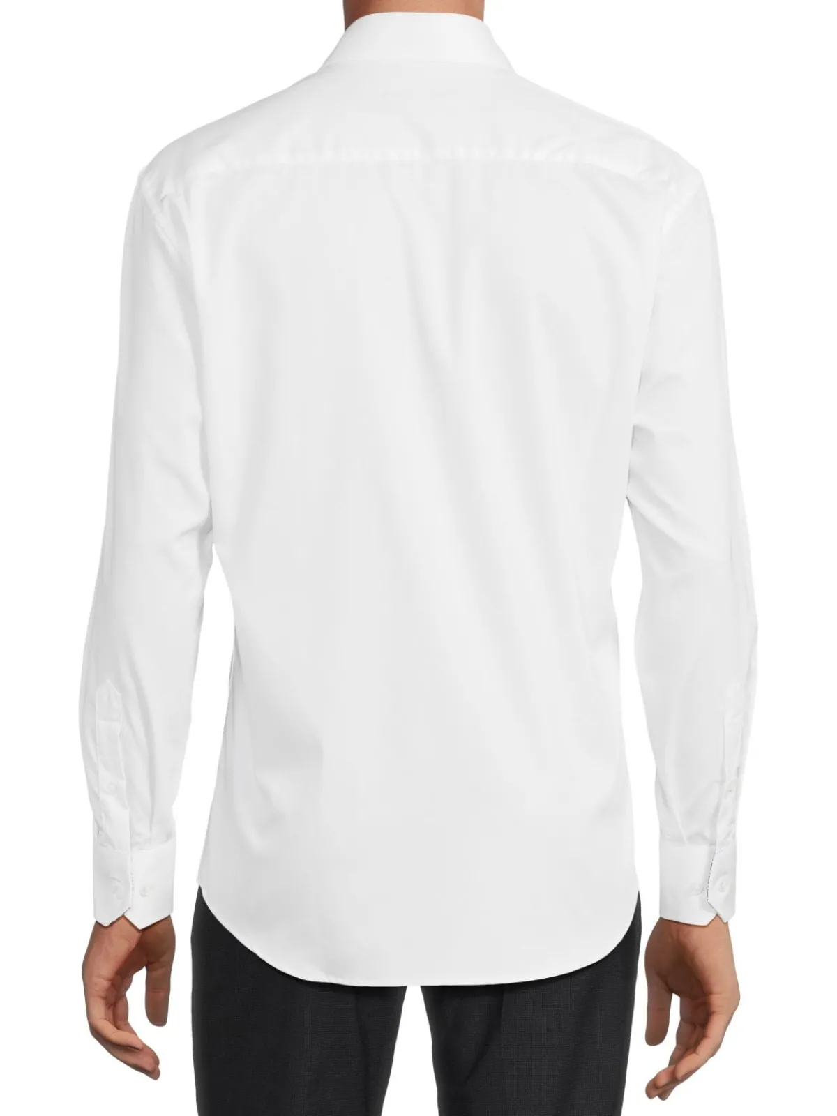 Bertigo Casual Button-Down Shirts|Bello Solid Shirt White