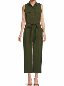 Women Max Studio Belted Utility Jumpsuit