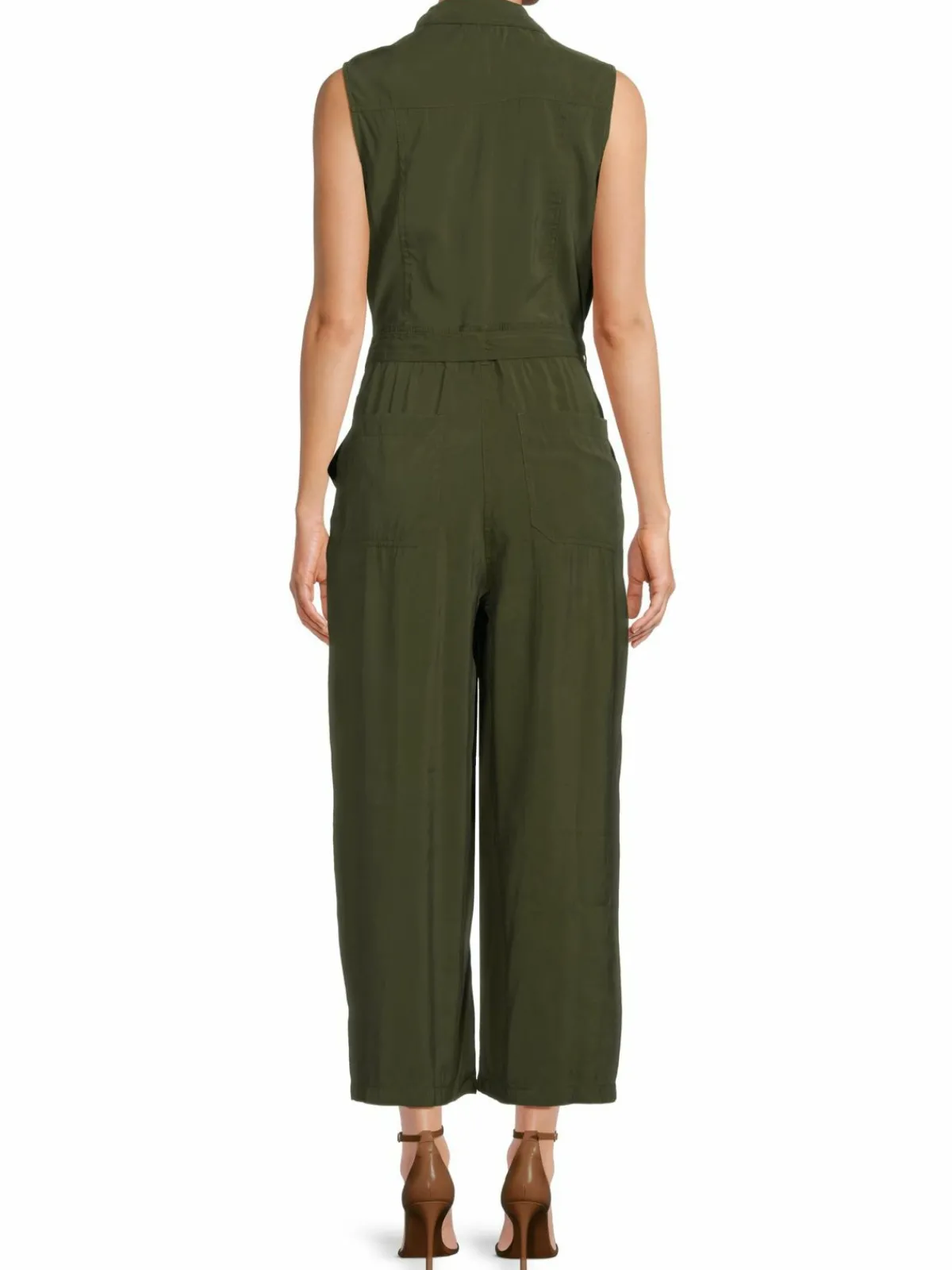 Women Max Studio Belted Utility Jumpsuit