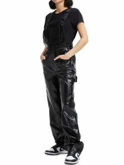 Women Good American Better Than Leather Overalls