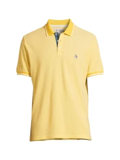 Original Penguin Polos|Birdseye Pique Tipped Polo