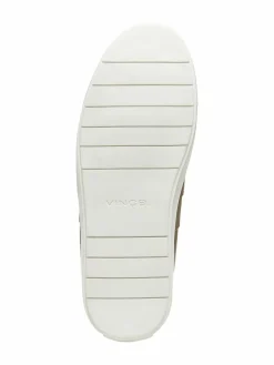 Vince Blair Suede & Shearling Lined Slip On Sneakers