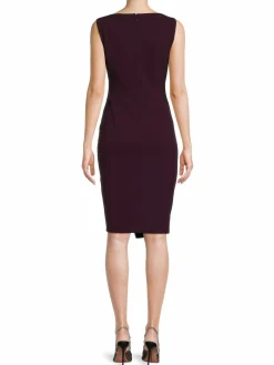 Women Calvin Klein Boatneck Sheath Dress