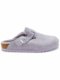 Birkenstock Boston Narrow Fit Shearling Lined Platform Mules
