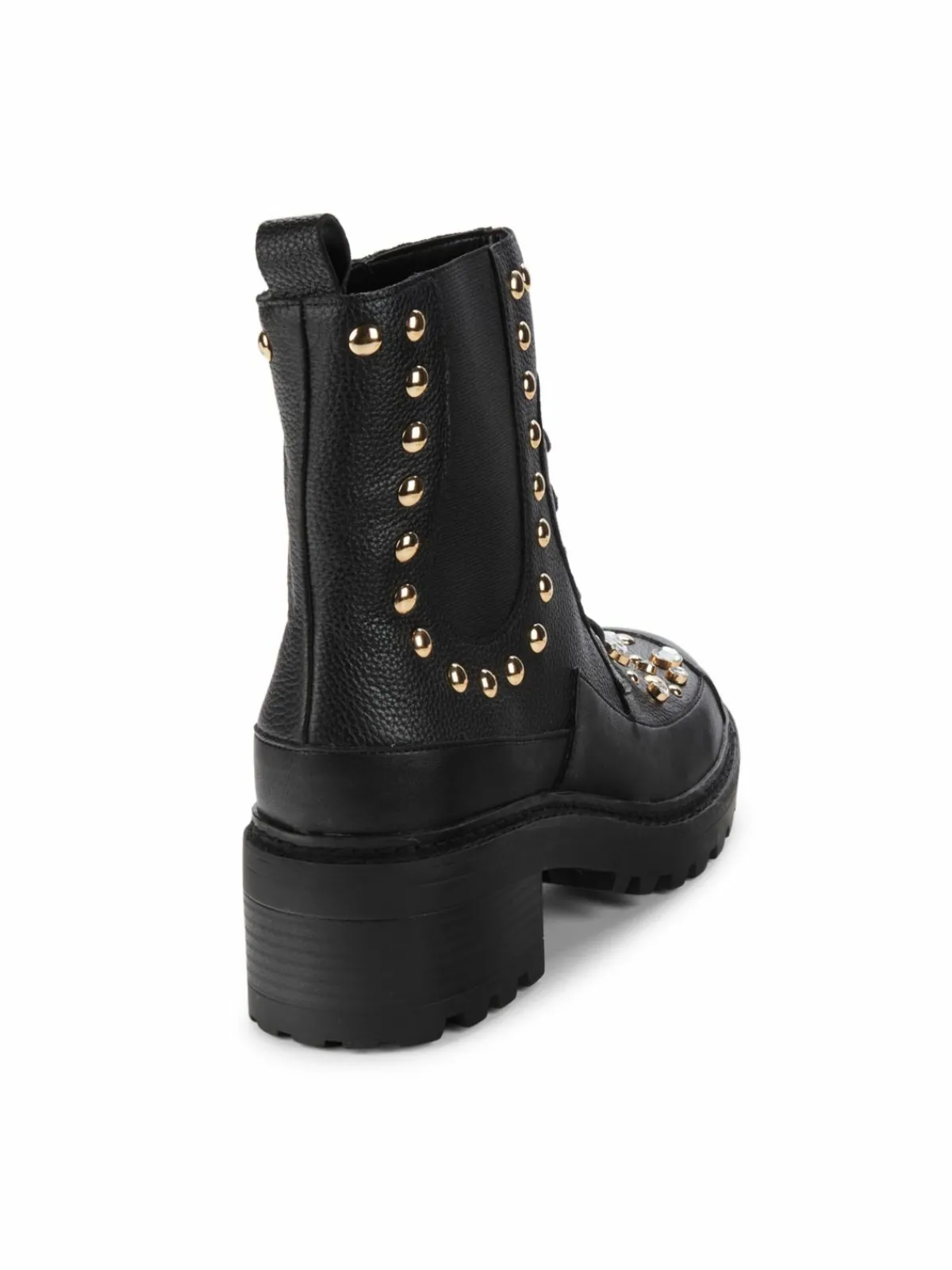 Karl Lagerfeld Paris Breck Embellished Textured Chelsea Boots