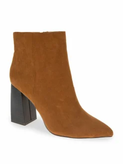 BCBGeneration Briel Faux Suede Block Heel Booties