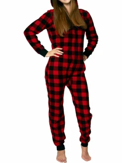 Women Blis Buffalo Check Onesie