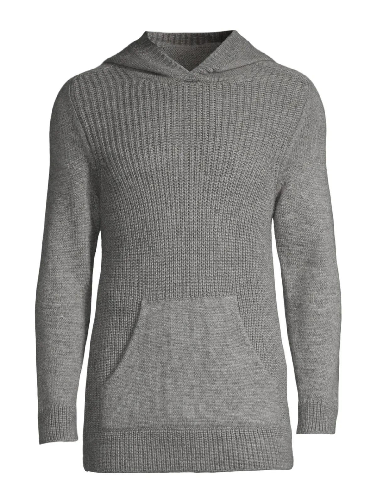 Isaia Loungewear, Sleepwear & Robes|Cable Knit Hoodie Grey