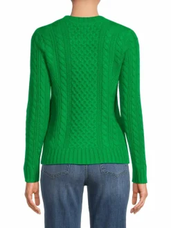 Women Filoro Cableknit Cashmere Sweater