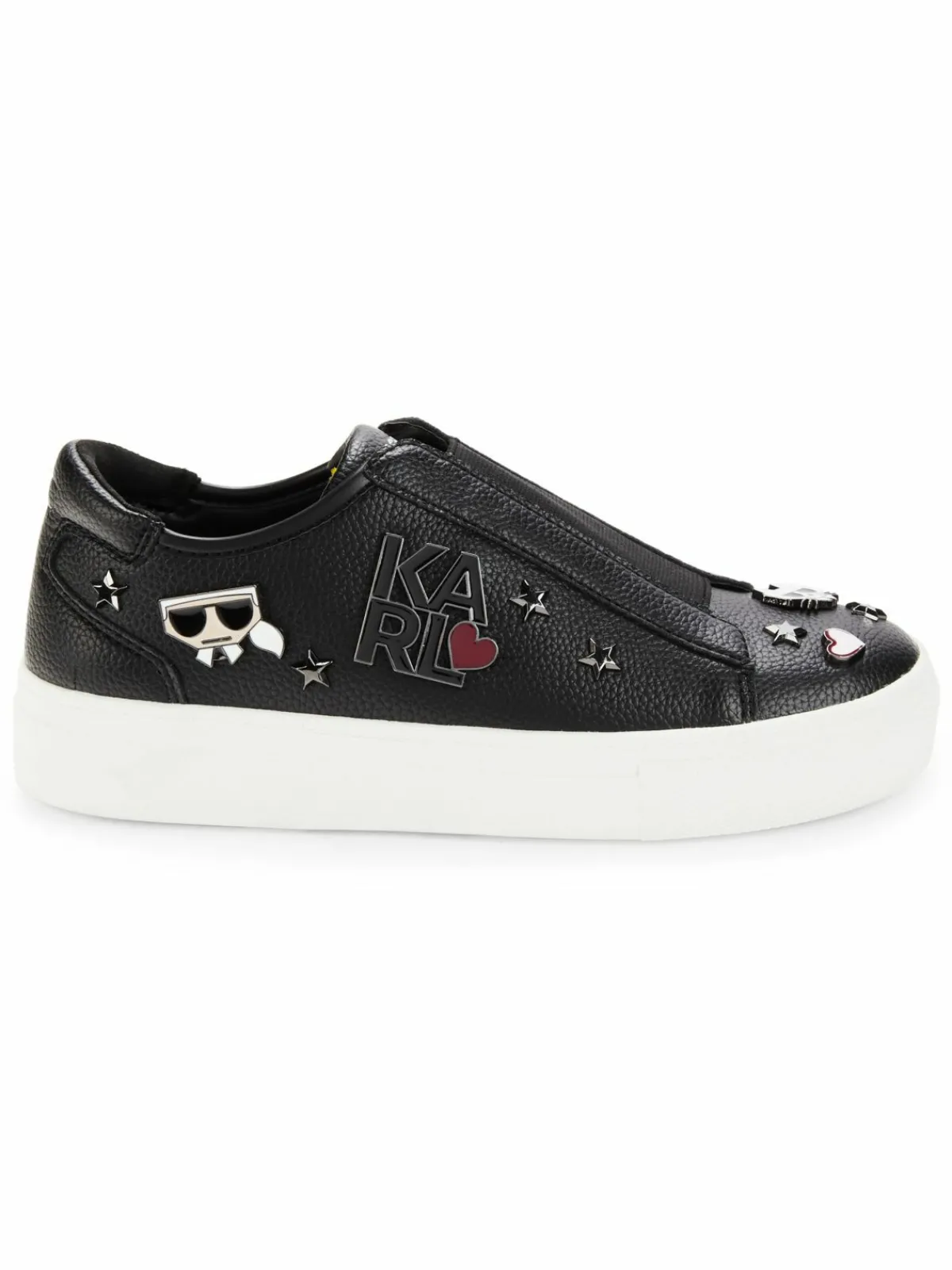 Karl Lagerfeld Paris Caitie Logo Slip On Sneakers