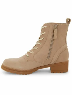 Cole Haan Camea Suede Combat Boots