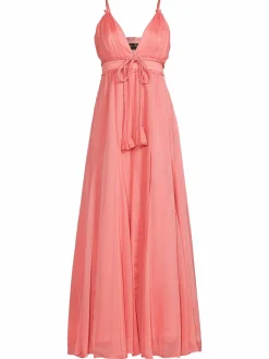Women Alice + Olivia Carisa V Neck Ball Gown