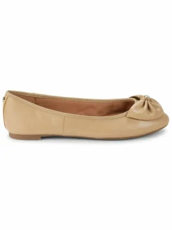 Circus NY Carmen Bow Leather Ballet Flats