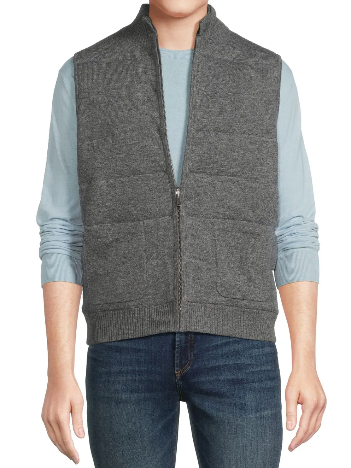 Saks Fifth Avenue Cashmere|Cashmere Blend Reversible Vest