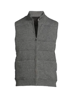 Saks Fifth Avenue Cashmere|Cashmere Blend Reversible Vest