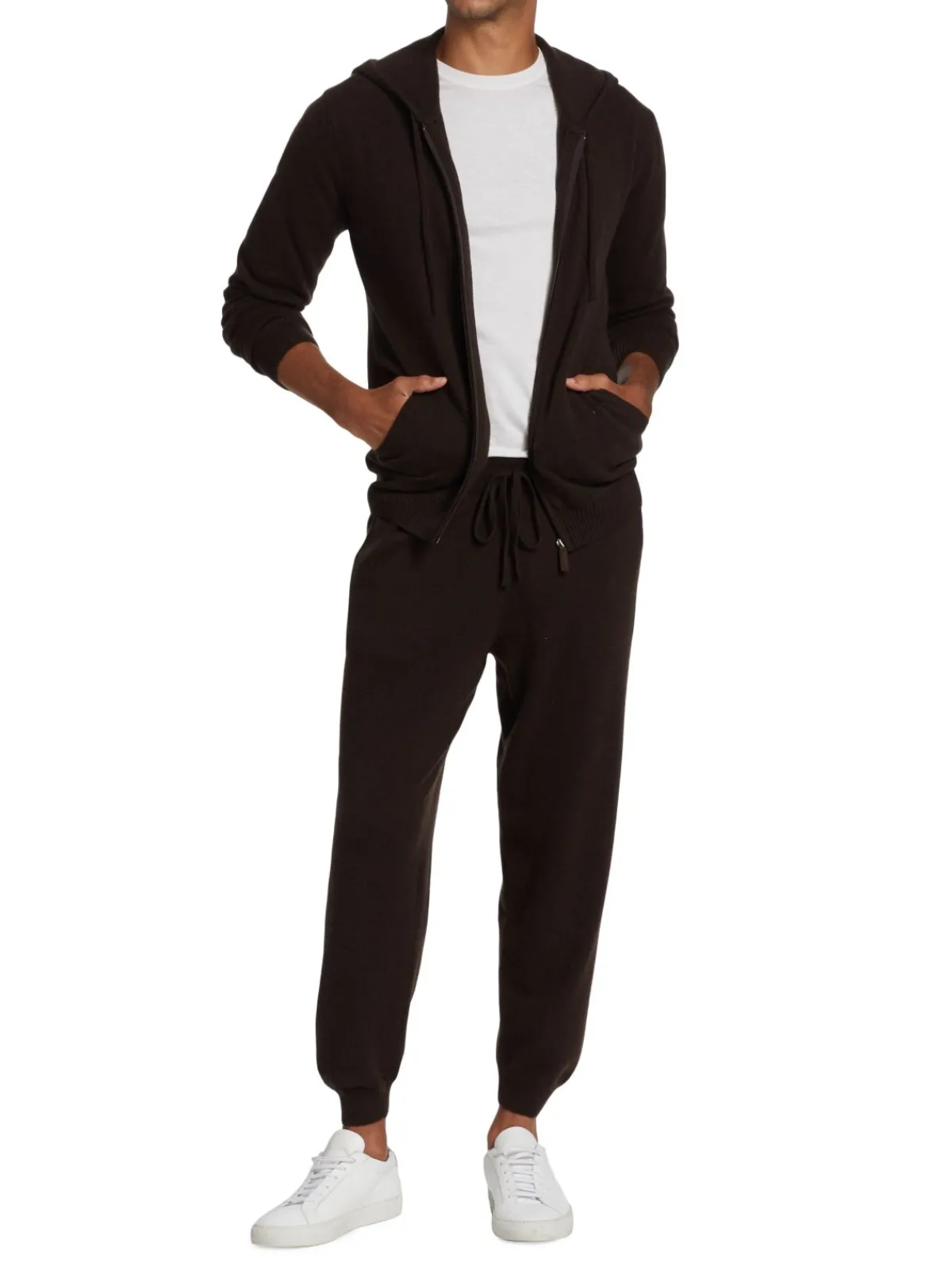 Saks Fifth Avenue Cashmere|Cashmere Joggers Java