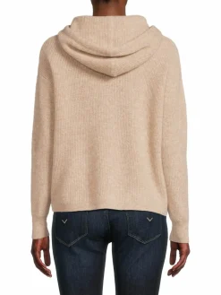 Women M MAGASCHONI Cashmere Ribbed Hoodie