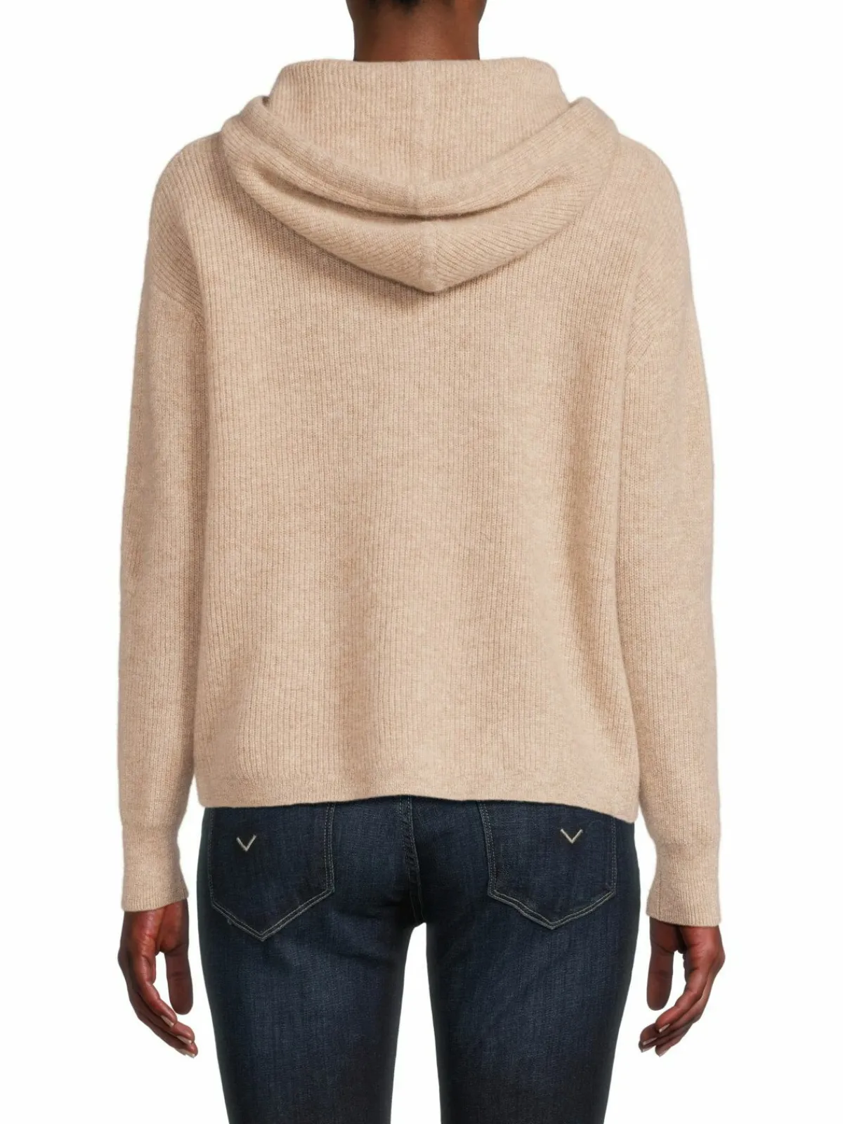 Women M MAGASCHONI Cashmere Ribbed Hoodie