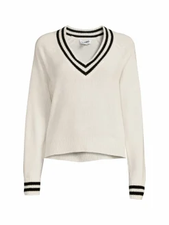 Women Filoro Cashmere Rugby Stripe Sweater