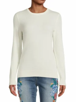 Women Amicale Cashmere Solid Sweater